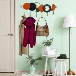Wallity Mualla Gancho de pared de metal Multicolor